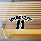 Knuckles 11 Support // Decal