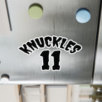 Knuckles 11 Support // Decal