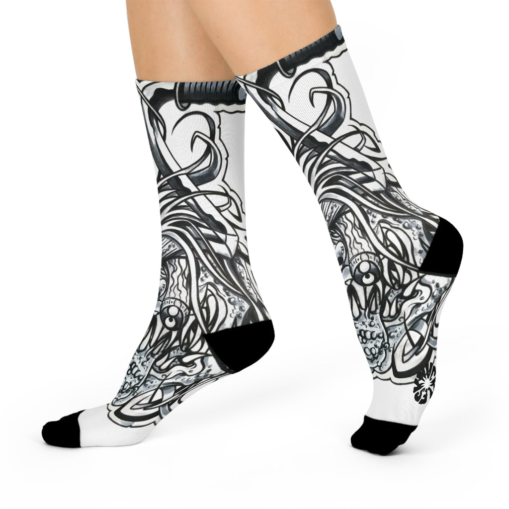 BarDemon // [Full Burn] - Crew Socks