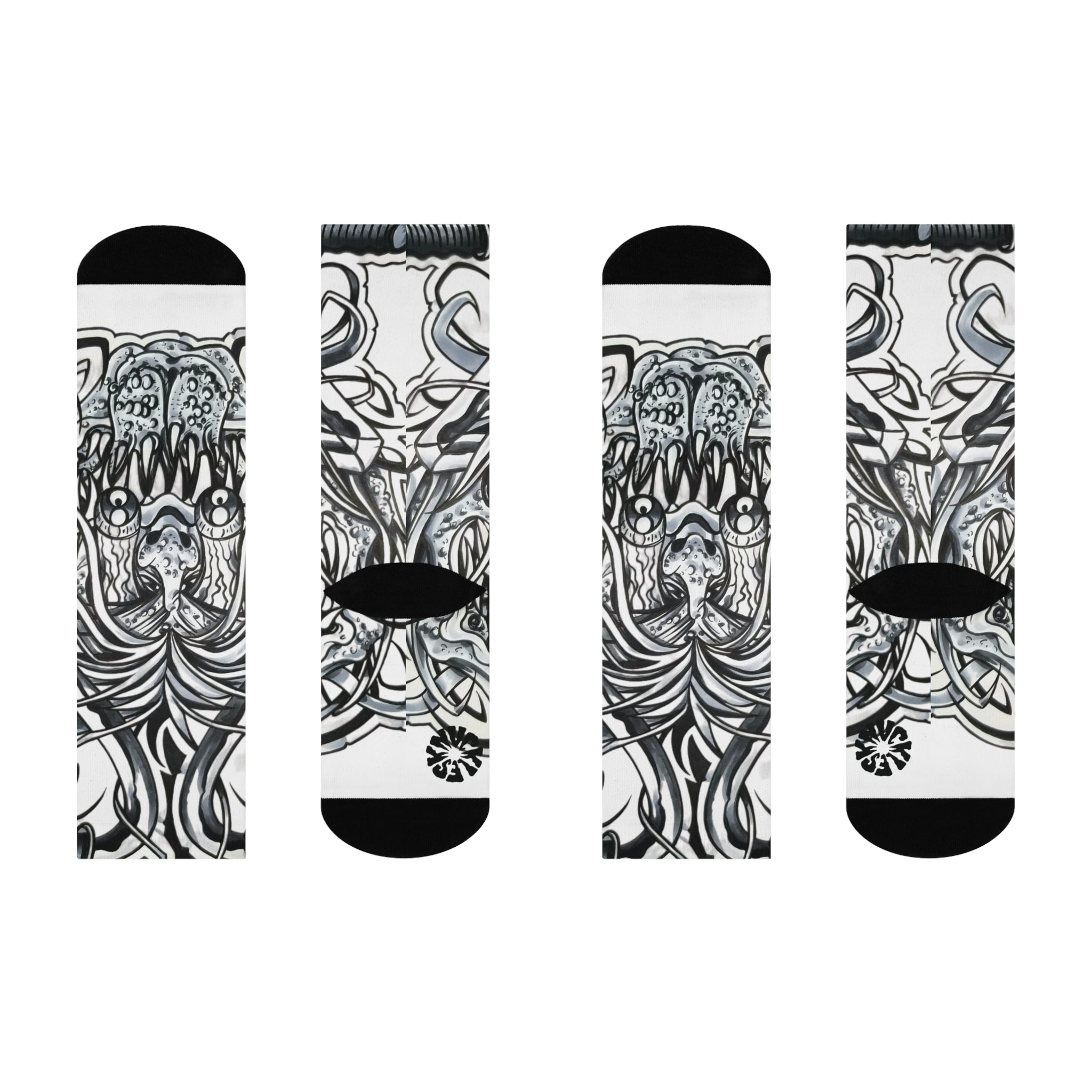 BarDemon // [Full Burn] - Crew Socks