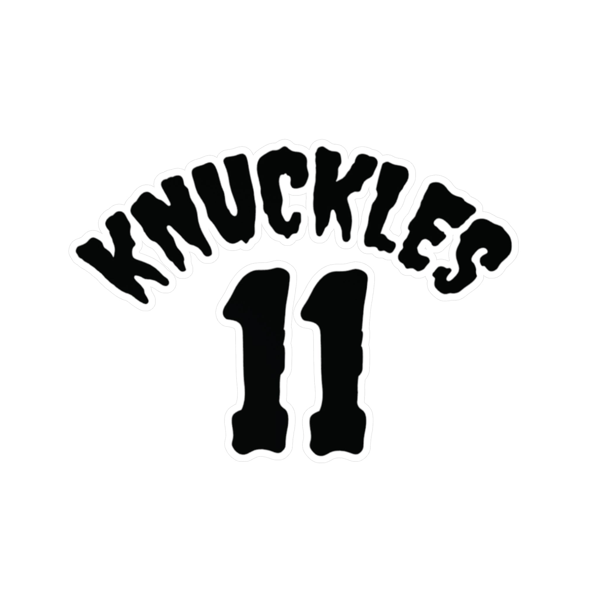 Knuckles 11 Support // Decal