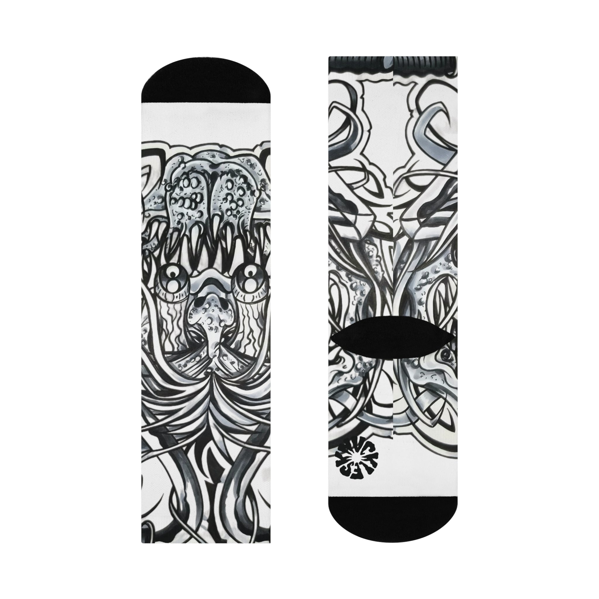 BarDemon // [Full Burn] - Crew Socks