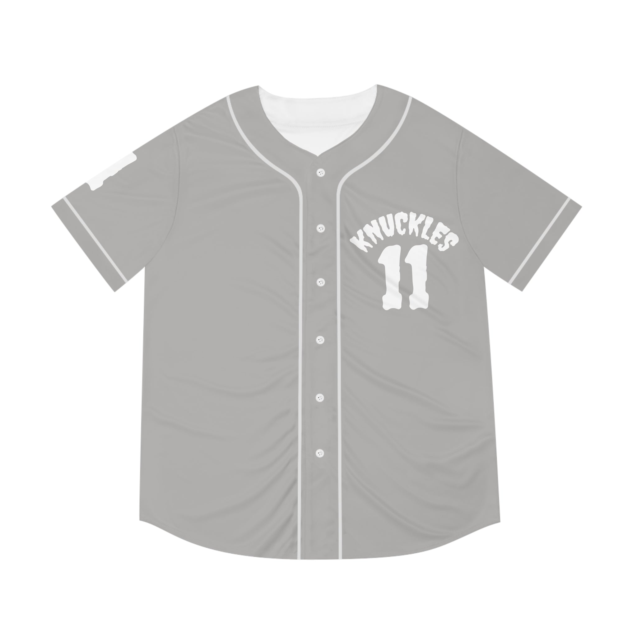 Knuckles 11 // WhiteSmoke Edition - Baseball Jersey