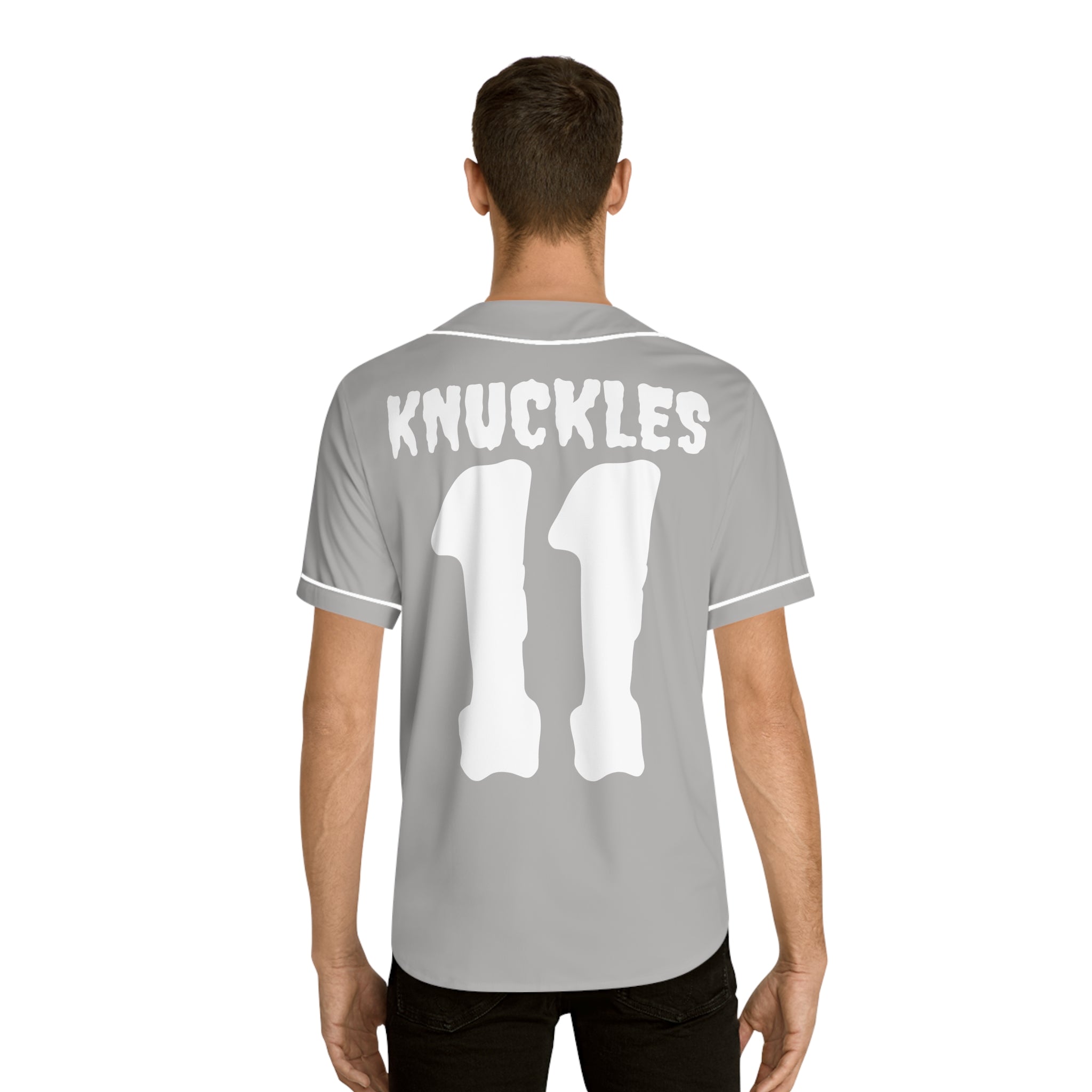 Knuckles 11 // WhiteSmoke Edition - Baseball Jersey