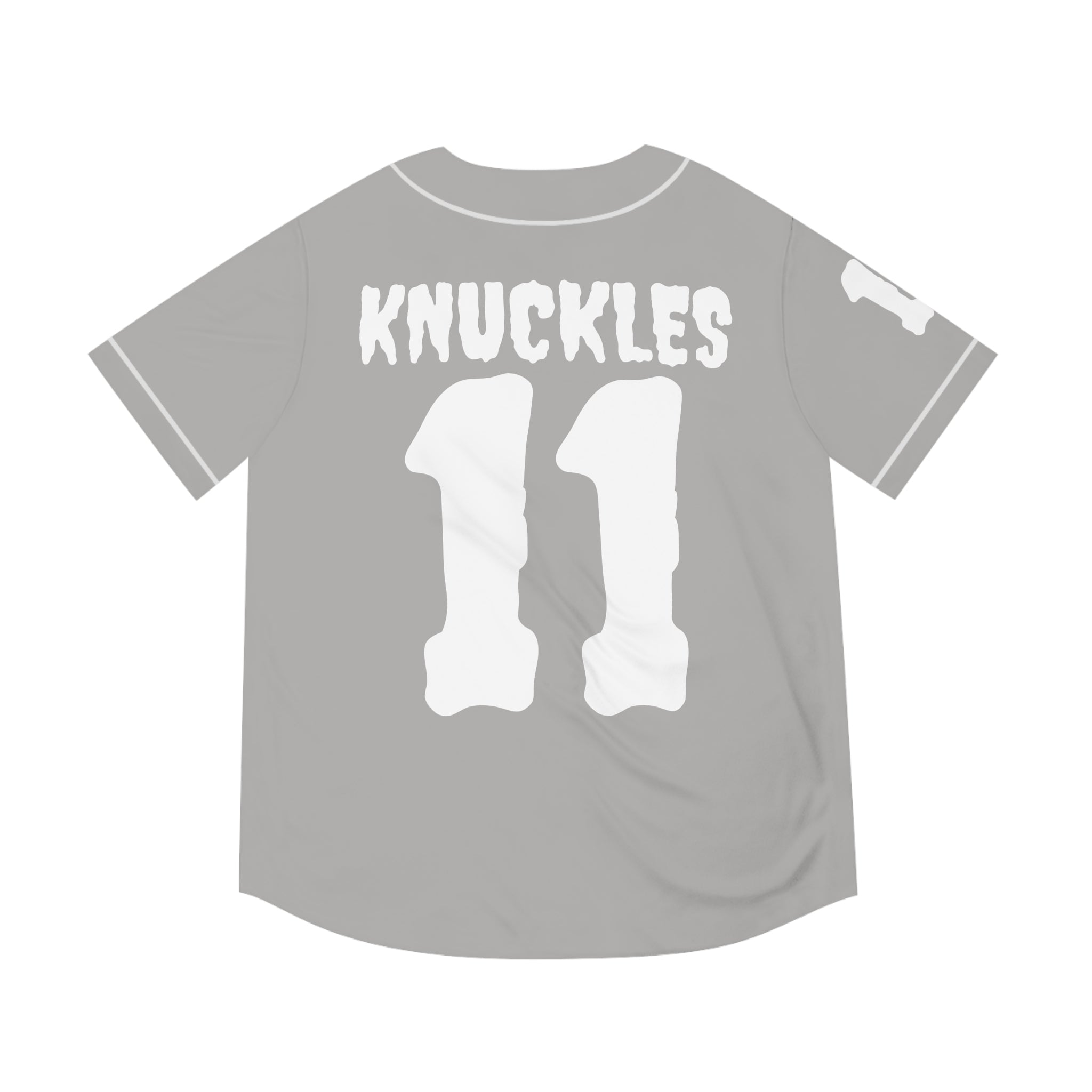 Knuckles 11 // WhiteSmoke Edition - Baseball Jersey