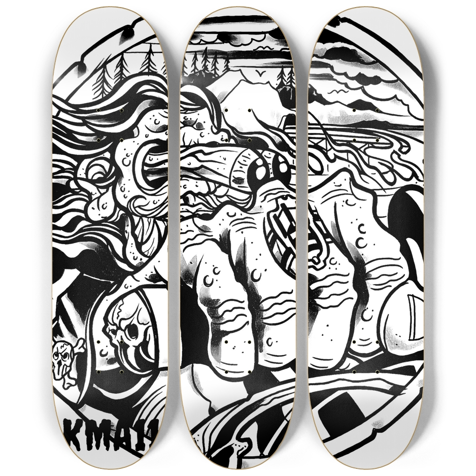 FreeBombers 3-Deck Wall Art