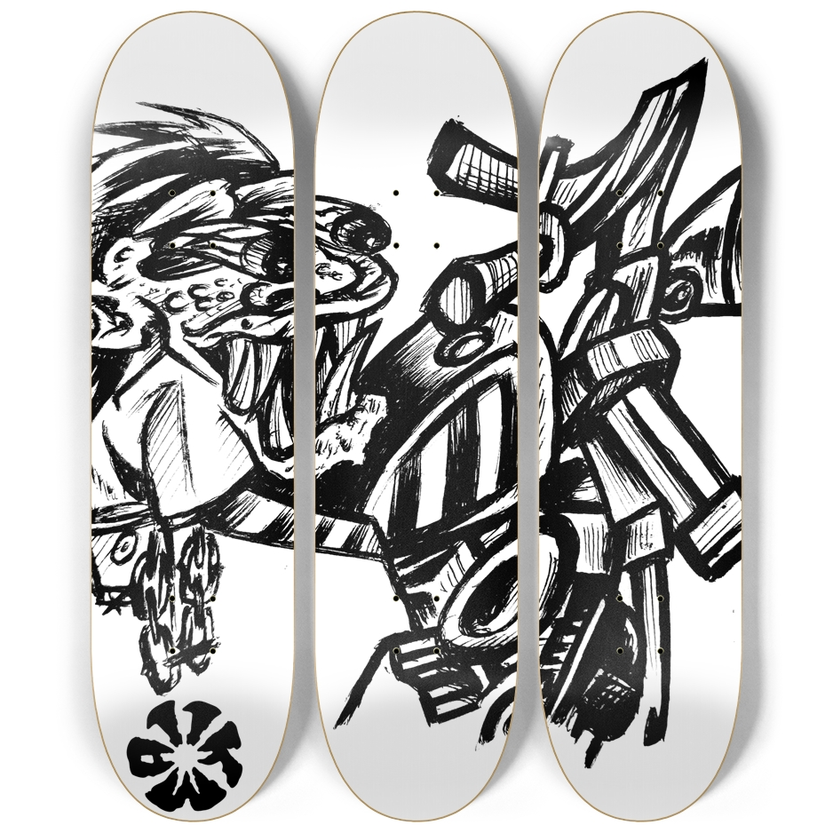 OGSideShow 3-Deck Wall Art