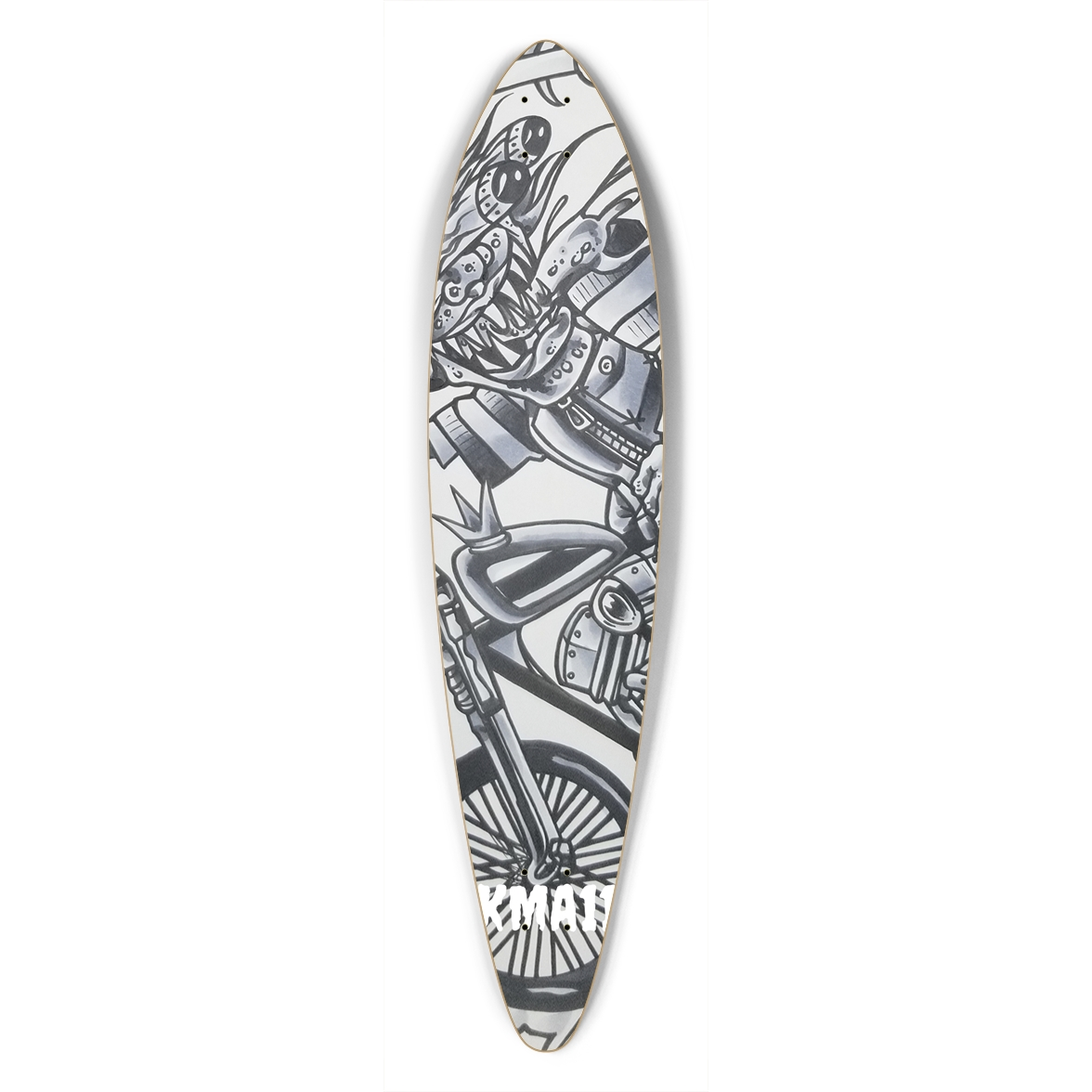 RideOrDie Pintail Longboard
